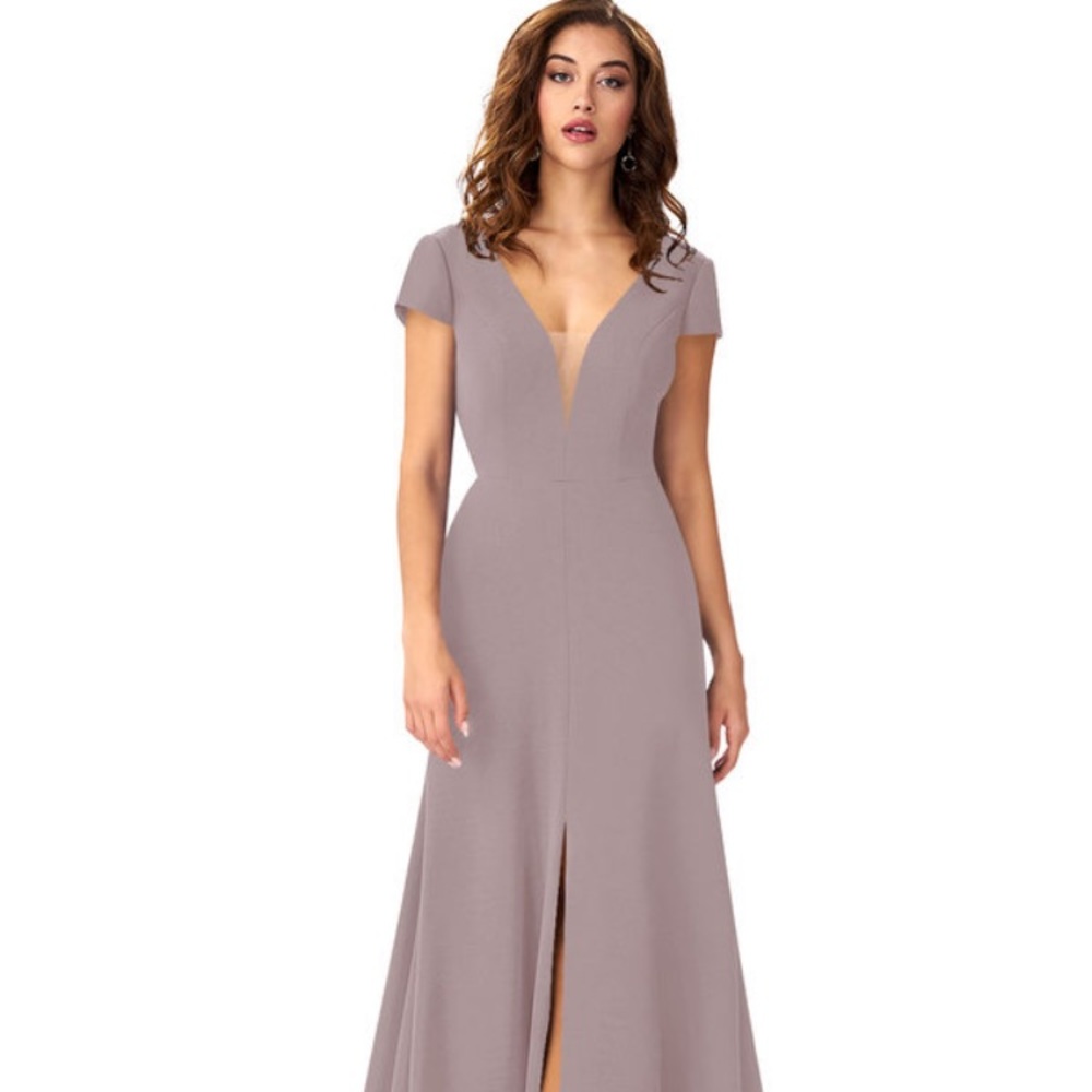 NWT “Trudy” Vintage Mauve Azazie BM Dress!